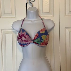Aerie Brooke Floral Underwire Push-Up Bikini Top